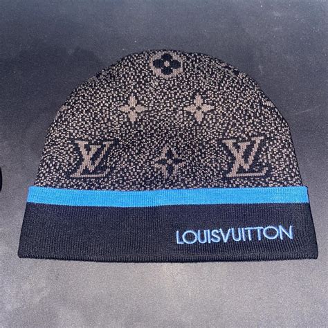 lv monogram eclipse beanie